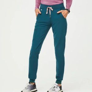 FIGS Caribbean Blue jogger scrub pants - M - Petite